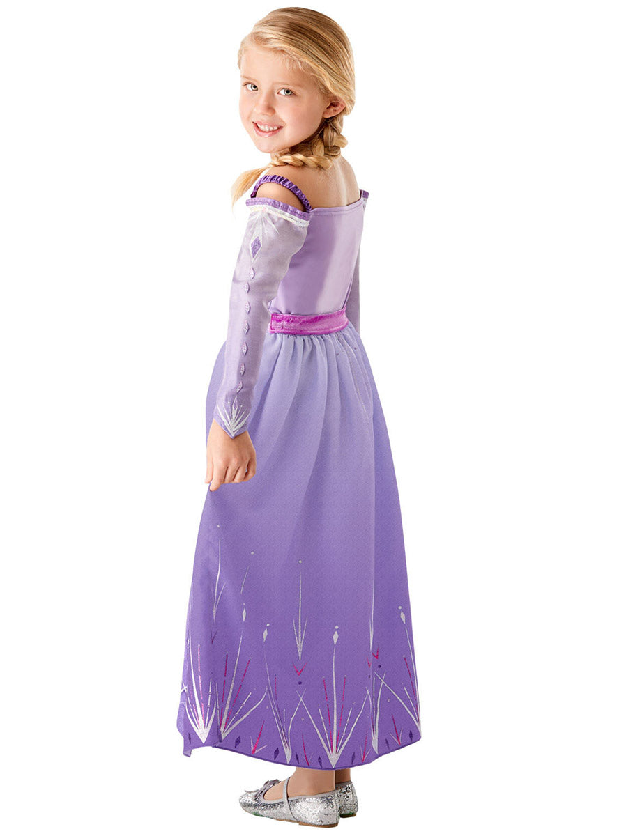 Side image of Frozen 2 Prologue Girls Elsa Costume