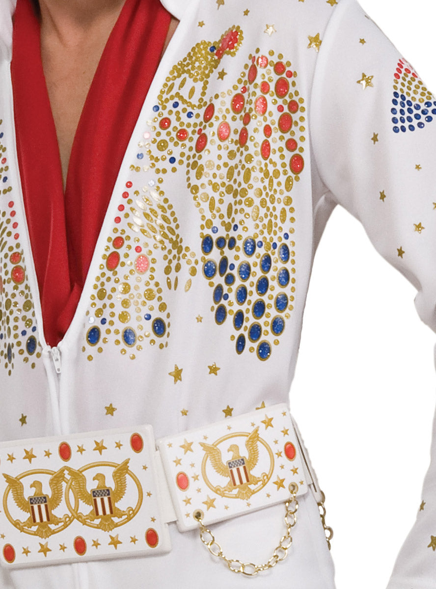 Rock Star Elvis Presley Deluxe Mens Costume close image 2