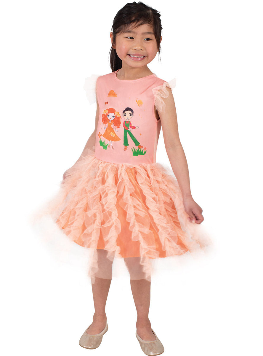 Main Image of Emma Memma And Melvin Deluxe Girls Tutu Costume