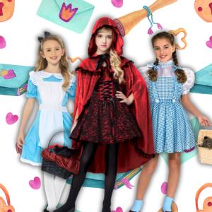 Image of girls in fairytale costumes