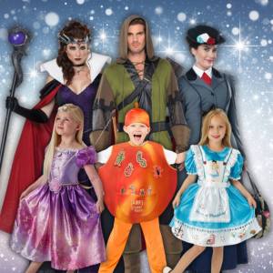 Image of people in fairytale and storybook costumes