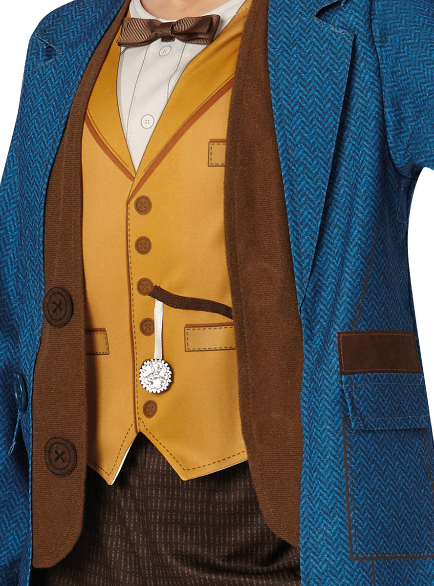 Fantastic Beasts Boys Deluxe Newt Scamander Costume - close image 1