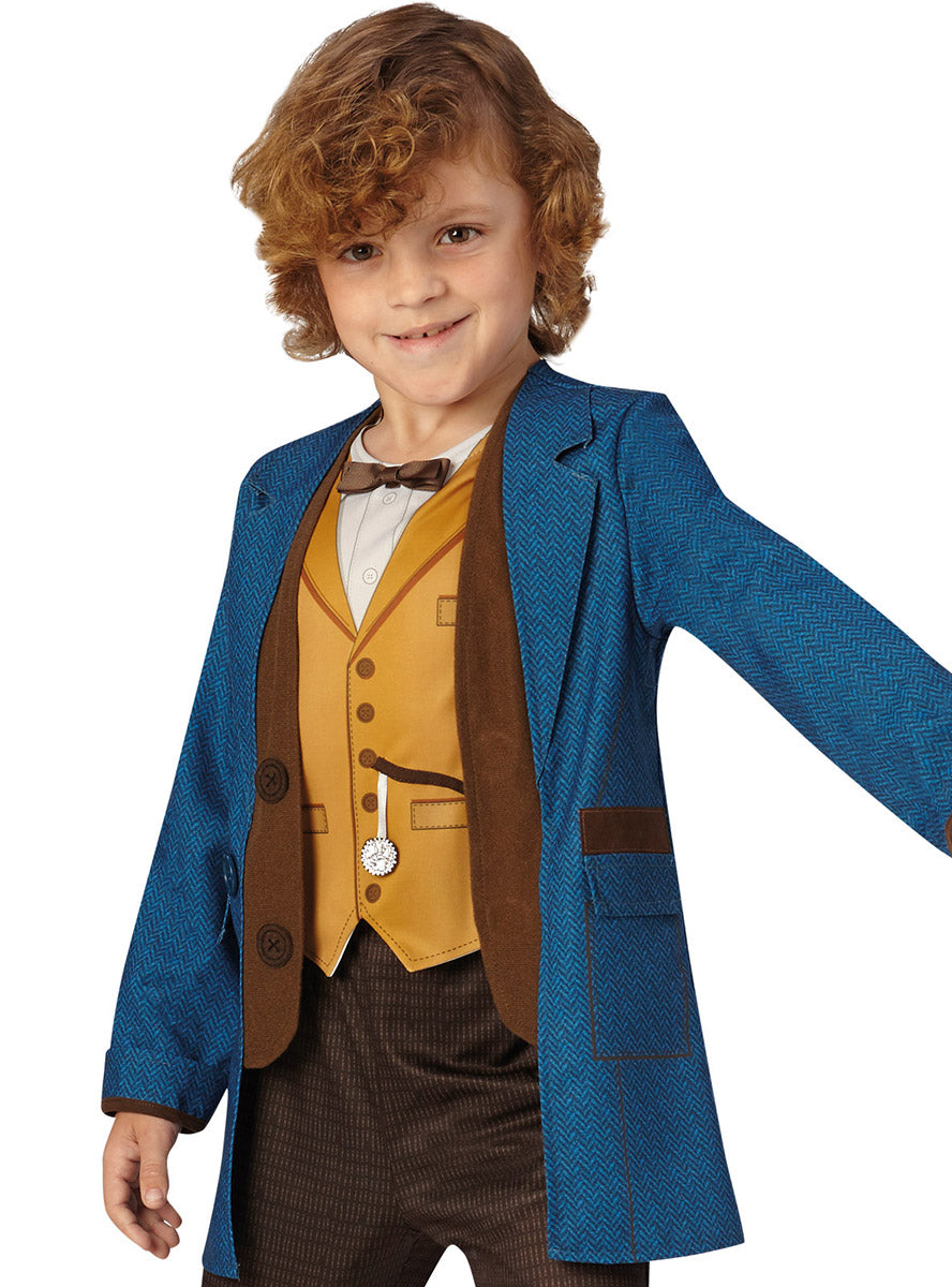 Fantastic Beasts Boys Deluxe Newt Scamander Costume - close image 2