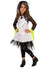 White Frankenstein Bride Girls Halloween Costume - Main Image