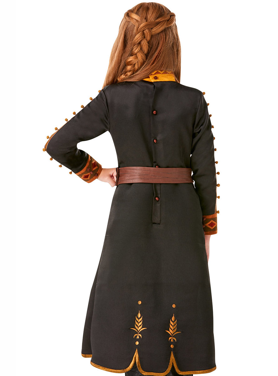 Back Image of Limited Edition Girls Anna Frozen 2 Premium Disney Costume