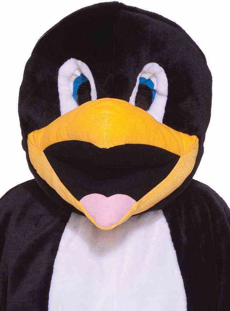 Mask Image of Furry Deluxe Penguin Adults Mascot Costume