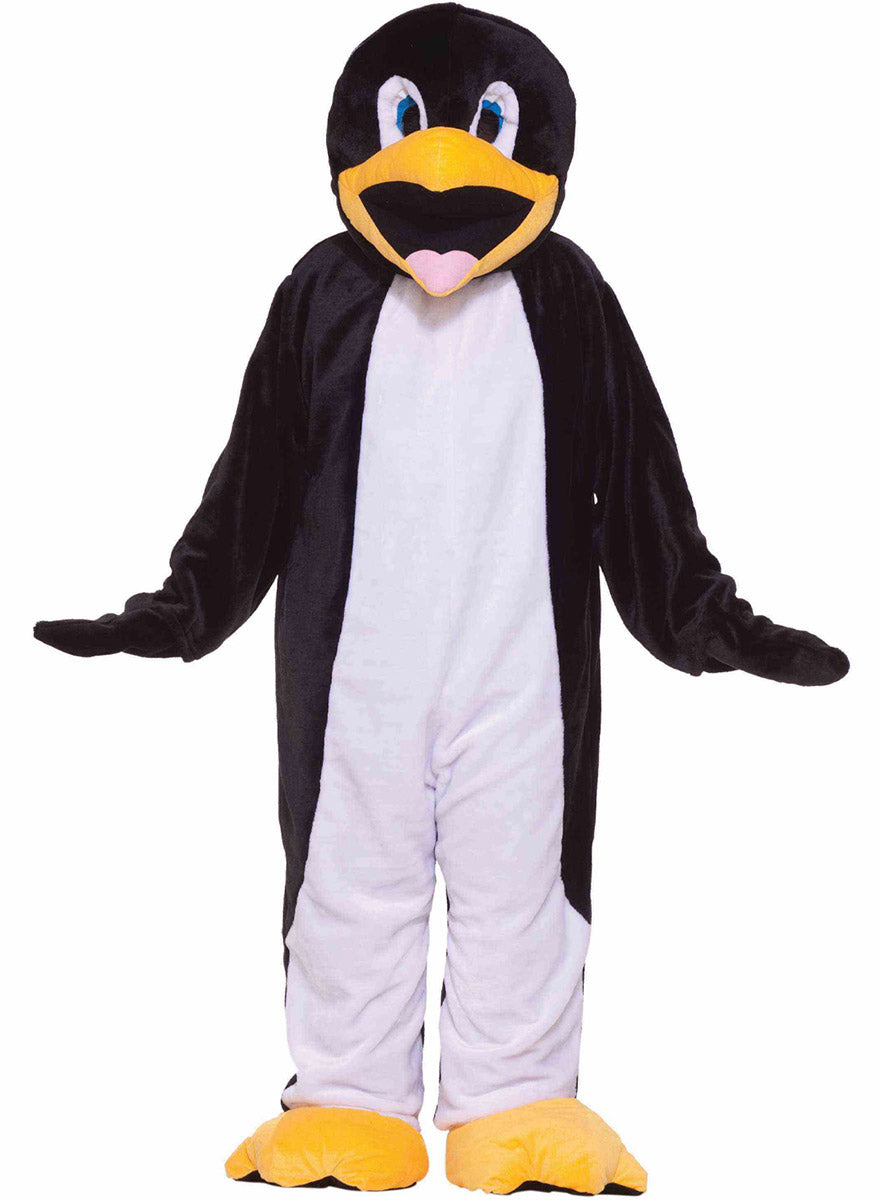 Main Image of Furry Deluxe Penguin Adults Mascot Costume