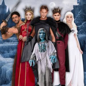 Image of people in Game of Thrones costumes