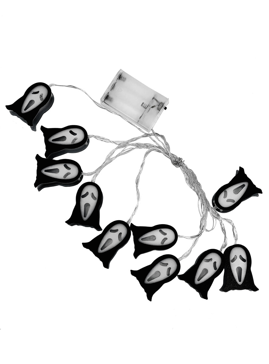 String Of Ghostface Halloween Party Lights - Alternative Image