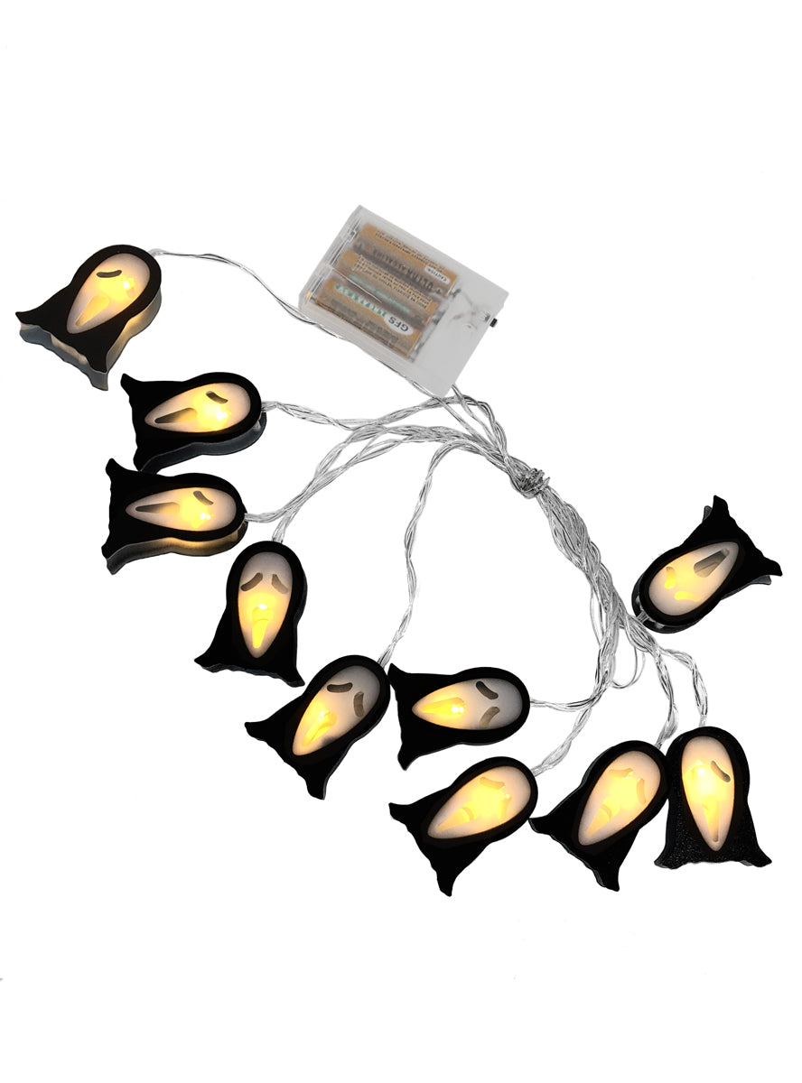 String Of Ghostface Halloween Party Lights - Main Image