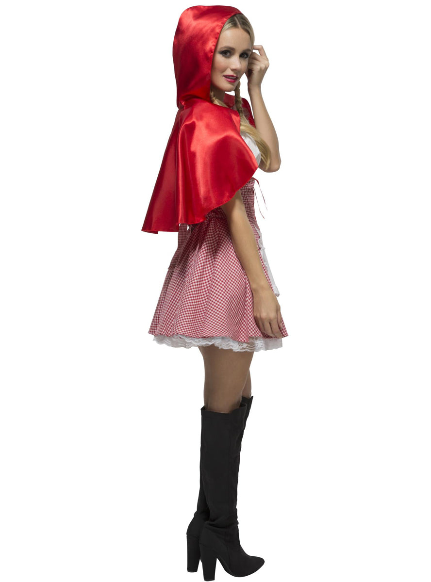 Womens sexy little red riding costume dress - Side image