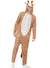 Image of Spotted Giraffe Mens Animal Onesie Costume - Front View
