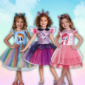 Image of girls in My Little Pony costumes