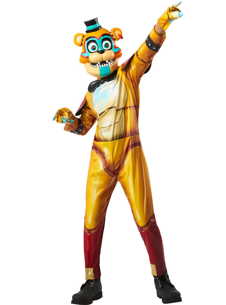 Image of Glamrock Freddy Boys Five Nights Costume - Front Image