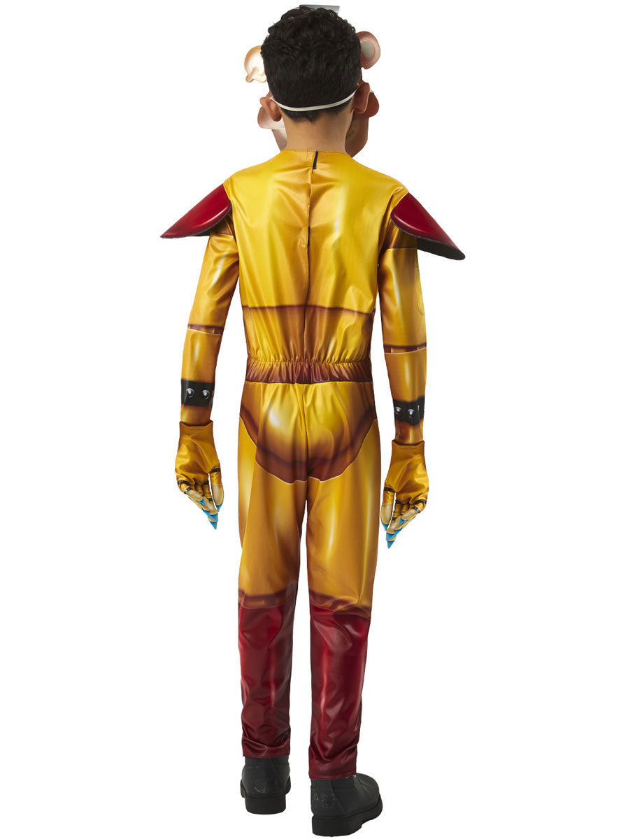 Image of Glamrock Freddy Boys Five Nights Costume - Back Image