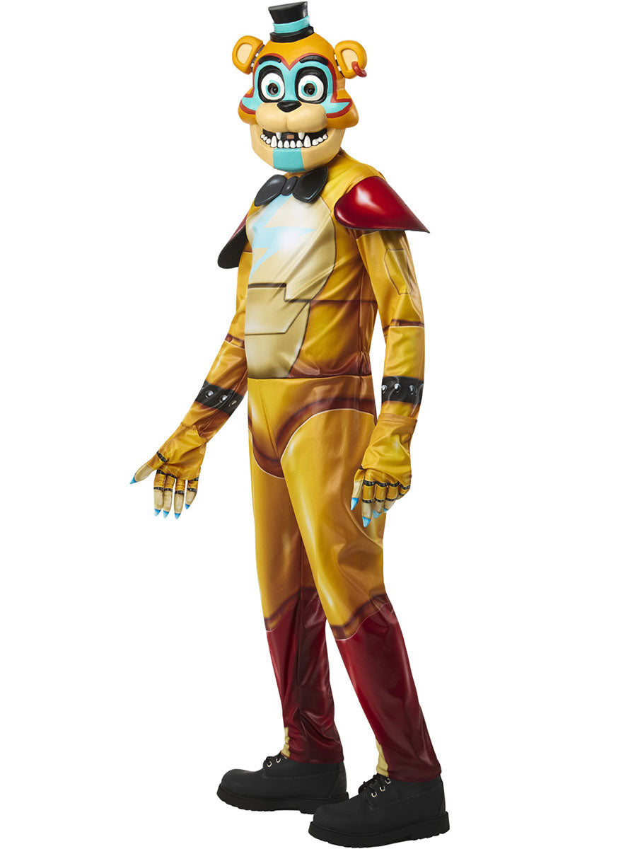 Image of Glamrock Freddy Boys Five Nights Costume - Side Image