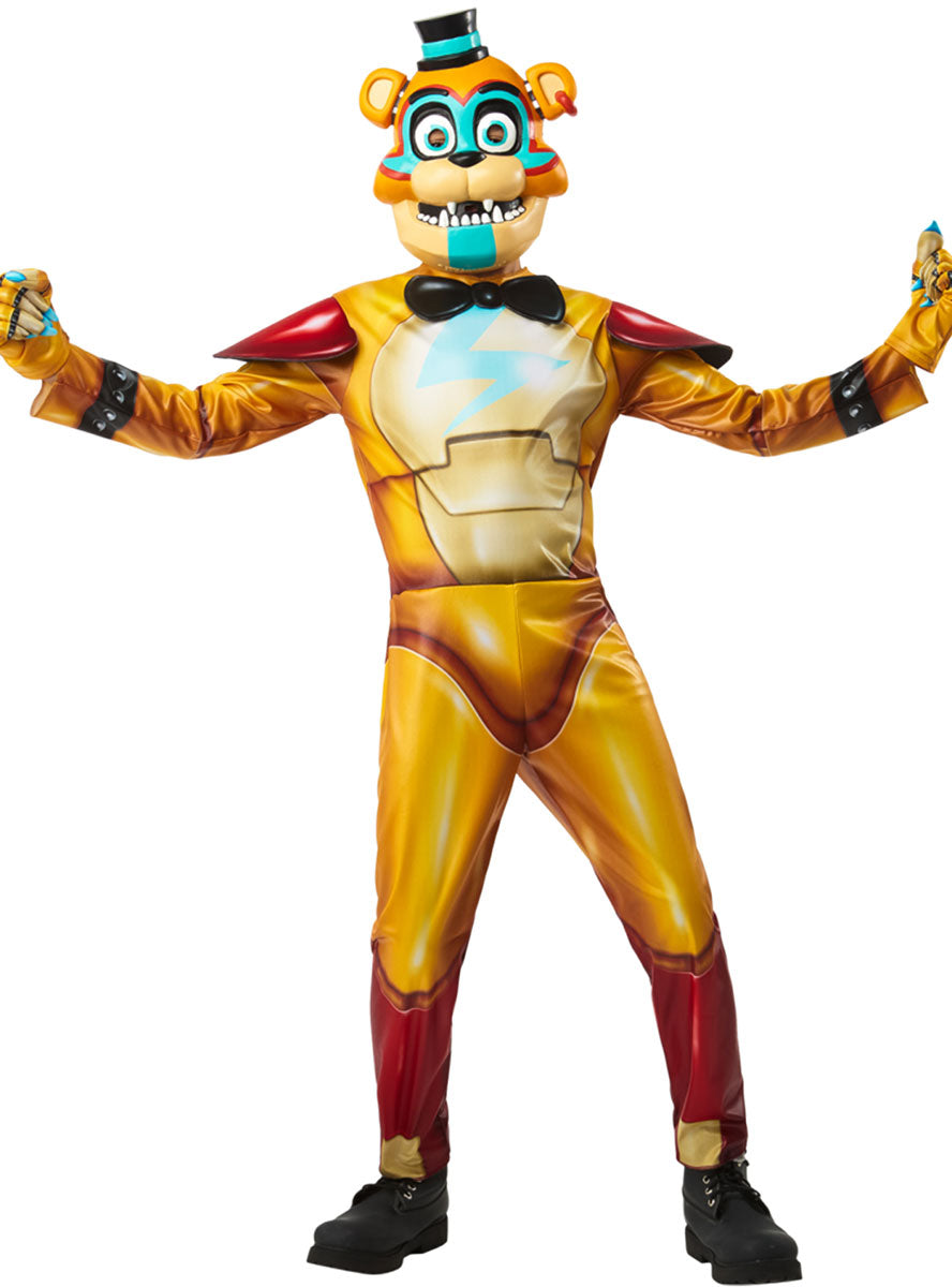 Image of Glamrock Freddy Boys Five Nights Costume - Alternate Front Image