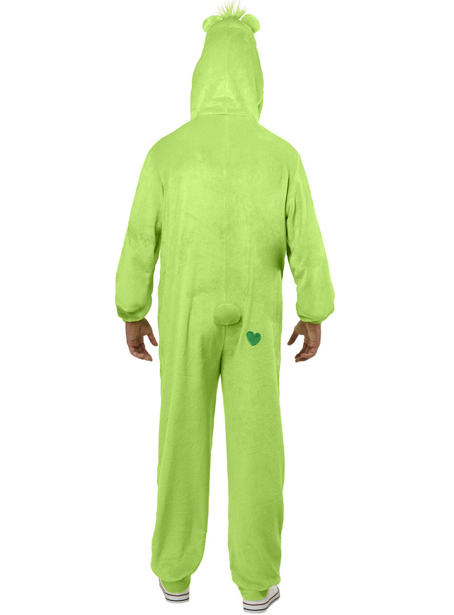 Back Image of Care Bears Adults Green Good Luck Bear Costume