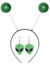 Main Image of Green Alien Headband and Earrings Set