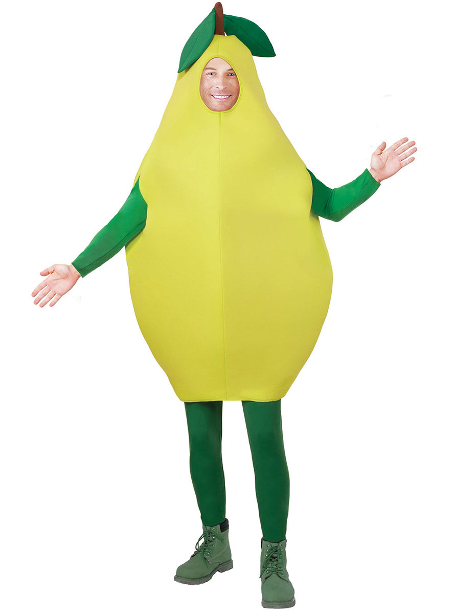 image of Novelty Green Pear Mens Fruit Costume