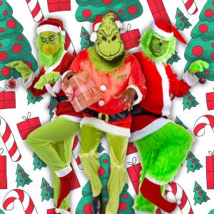 Image of people in The Grinch costumes