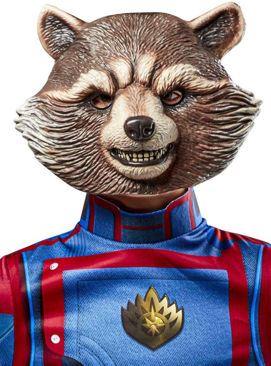 Mask Image of Rocket Raccoon Boys Deluxe Guardians of the Galaxy Costume