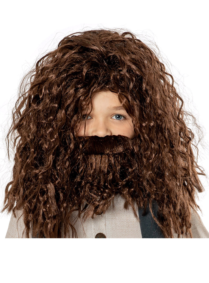 Beard image of Hagrid Boys Harry Potter Costume And Wig Set