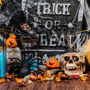 Image of Halloween props and decorations