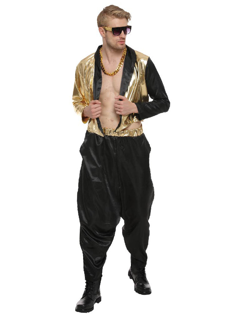 Main image of Hammer Time Mens 90s Gold Rapper Costume