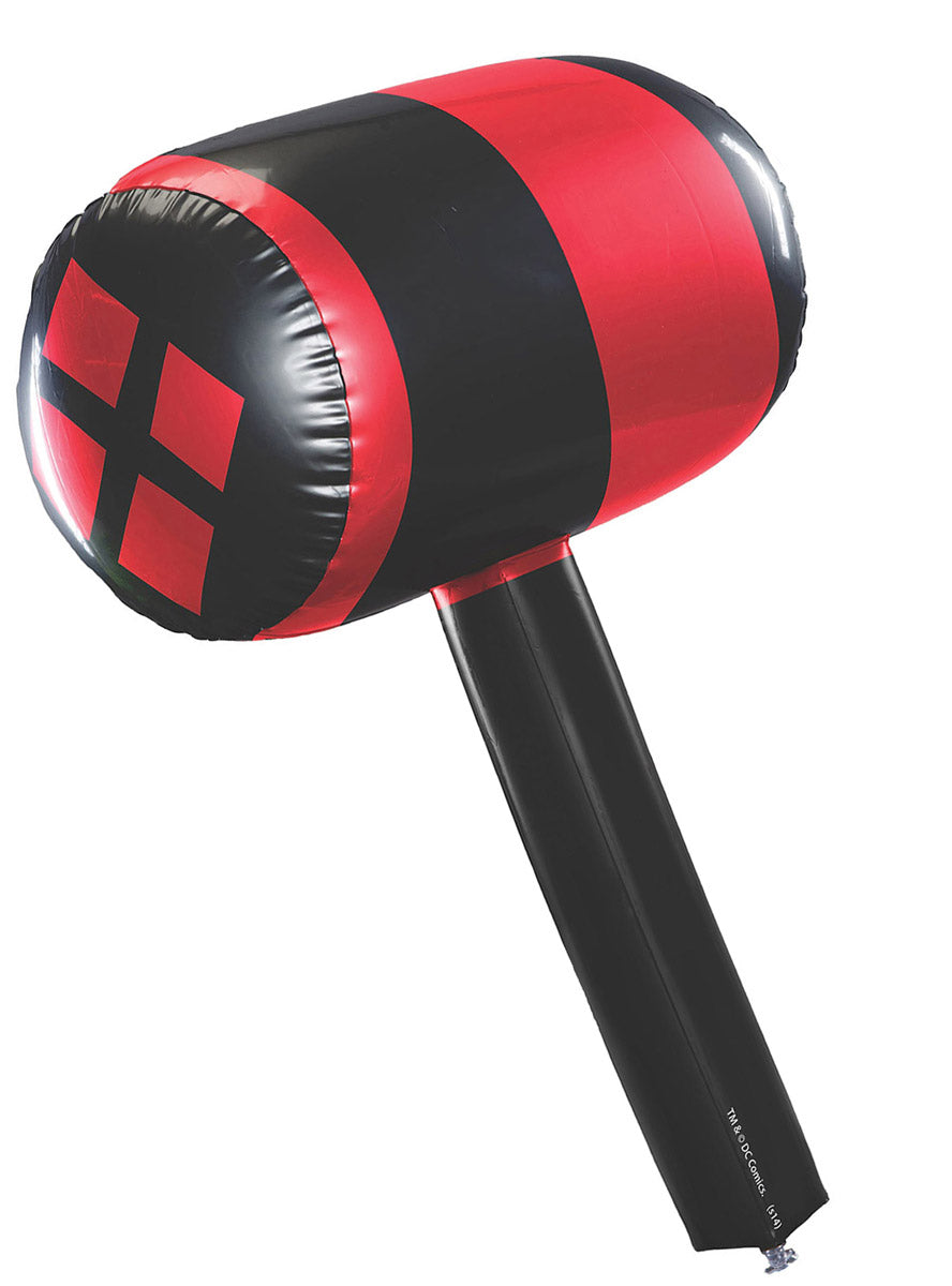 Red And Black Inflatable DC Comics Harley Quinn costume Mallet - Main Image