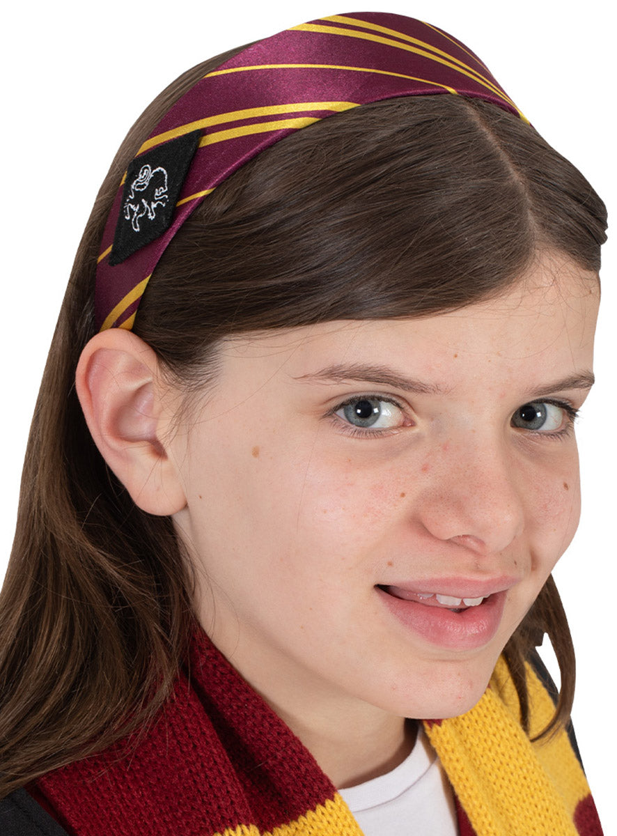 Gryffindor Girls Harry Potter Costume Headband - Alternative Image 1