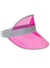 image of Hot Pink Adults 1980s Visor Costume Hat