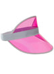 image of Hot Pink Adults 1980s Visor Costume Hat