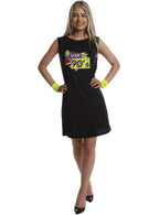 Main Image of I Love The 90s Womens Black Costume Dress