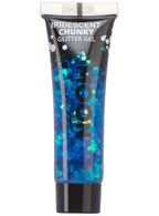 Iridescent Blue Glitter Gel Makeup Product Image