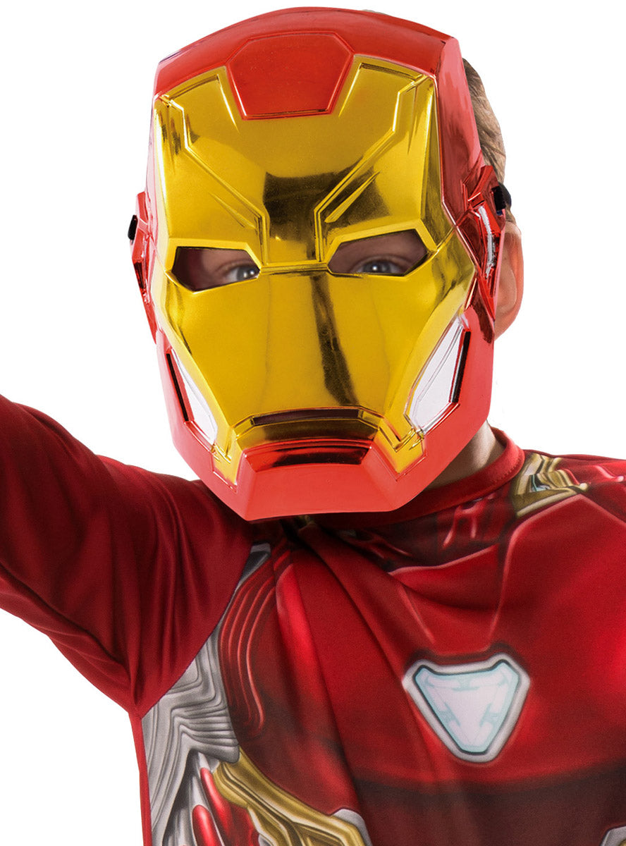 Iron Man Boys Costume And Mask Gift Set - close image 2