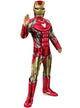 Main Image of Iron Man Deluxe Boys Muscle Chest Superhero Costume