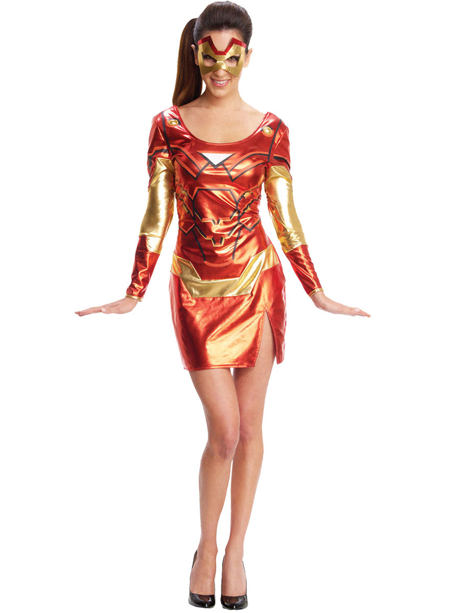 Image of Iron Rescue Womens Sexy Marvel Superhero Costume