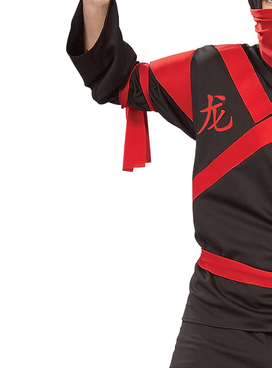 close image 2 of Dragon Ninja Warrior Mens Japanese Costume