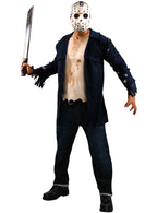 Image of Jason Voorhees Mens Deluxe Halloween Costume - Main Image