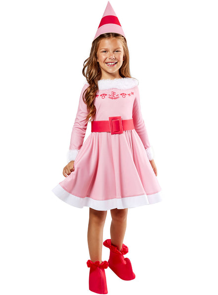 Main image of Elf Movie Girls Deluxe Pink Jovie Costume