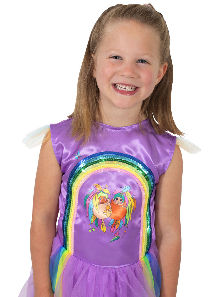 Close image of Gumnut Baby Kasey Rainbow Girls Costume