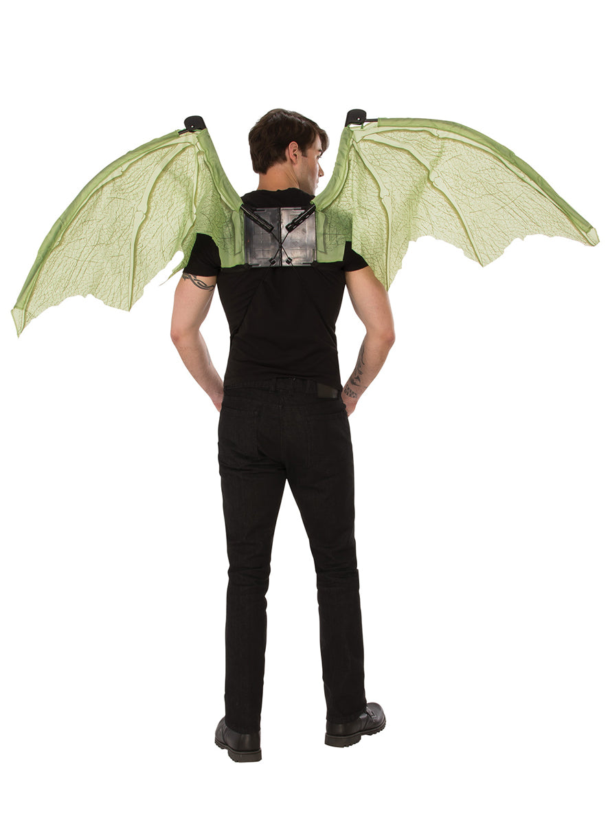 Green Deluxe Large Movable Dragon Costume Wings - Main Image