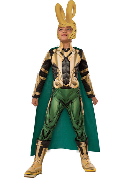 Main Image of Marvel Villain Boys Deluxe Loki Costume