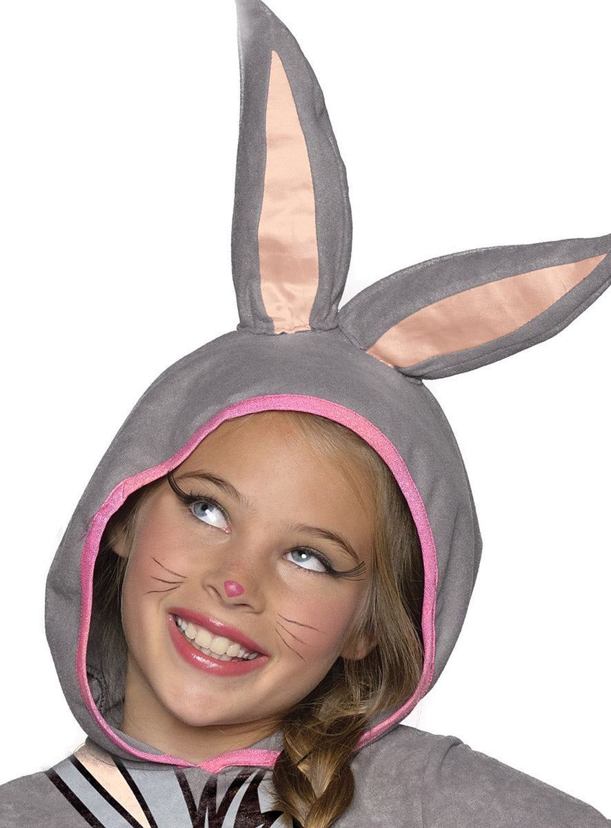 Image of Looney Tunes Girls Cute Bugs Bunny Costume - Close  Image 3