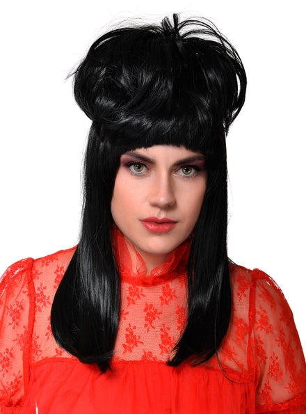 Main image of Lydia Womens Black Halloween Costume Wig