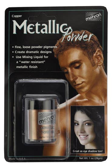 Copper Metallic Powder SFX Costume Makeup by Mehron