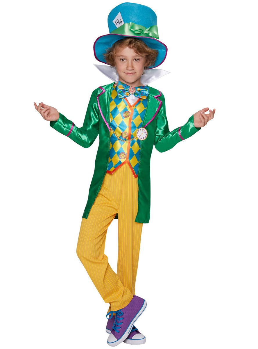 Image of Mad Hatter Deluxe Teen Boys Costume - Main Image