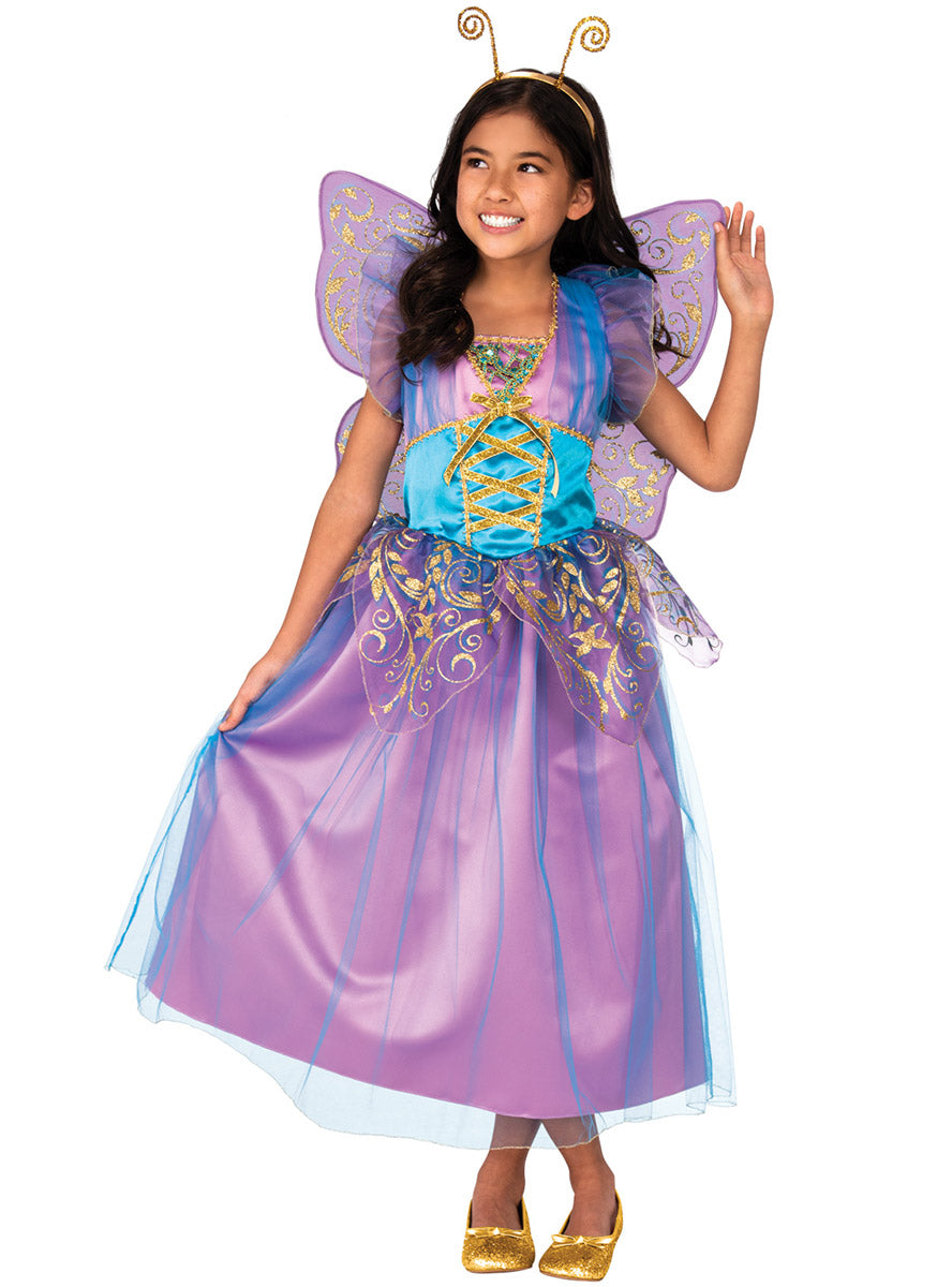 Main image of Magical Fairy Princess Deluxe Girls Costume