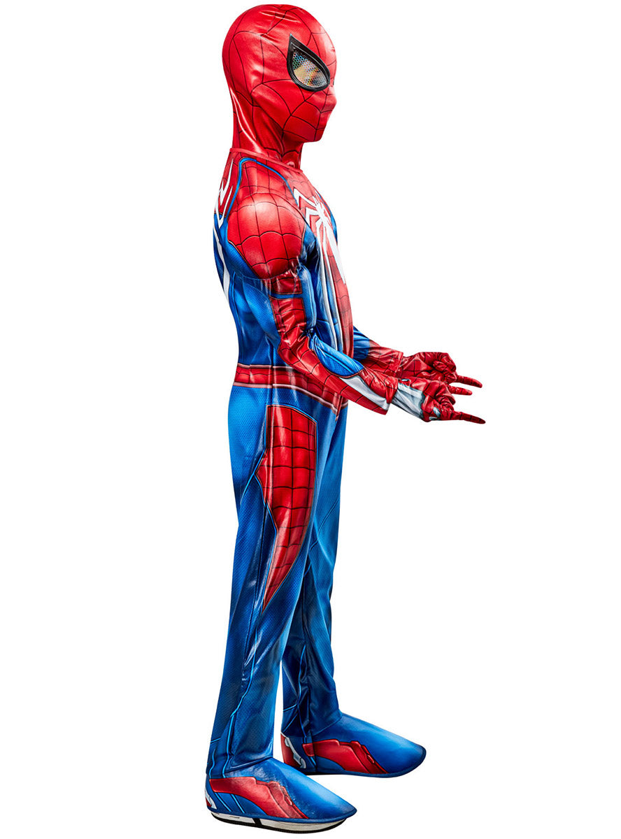 Side image of Spiderman 2 Boys Premium Marvel Game Character Costume